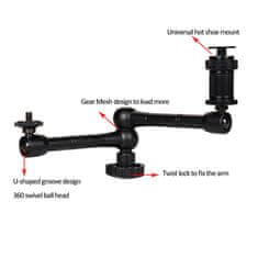 MG Clamp Holder nosilec za mobilni telefon / tablico / kamero / mikrofon, črn