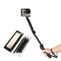 MG 3in1 Monopod Selfie stick za športne kamere, črna
