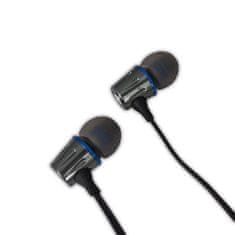 Esperanza kovinske slušalke v ušesih z mikrofonom grafitne barve
