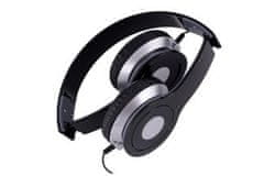 REBELTEC stereo slušalke z mikrofonom city black