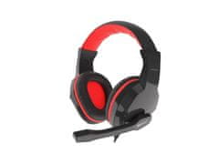 Genesis argon 110 gaming slušalke z mikrofonom črne/rdeče
