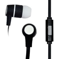 Vakoss slušalke vakoss sk-214k (v ušesih; z mikrofonom; črne barve)