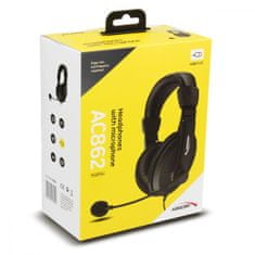 AUDIOCORE slušalke v ušesih z mikrofonom USB ac862