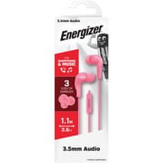 Energizer žični priključek za slušalke 3,5 mm roza