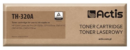 PartyDeco actis th-320a toner (nadomestni hp 128a ce320a; standardni; 2000 strani; črn)
