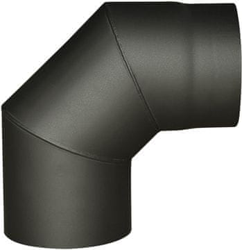 STREFA Dimno koleno 125 mm/90° črno