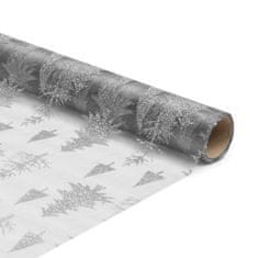 Family Božični namizni dekorativni prt - siv / srebrn - 180 x 28 cm