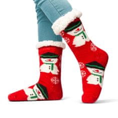 Family Božične nogavice - nedrseče, velikost za odrasle, rdeče