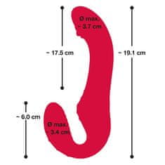 You2Toys Vibracijski strap-on brez pasu "Triple Teaser" (R555550)