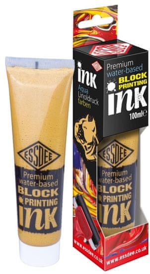 ESSDEE Premium Metallic črnilo za linorez v tubi 100 ml - zlato