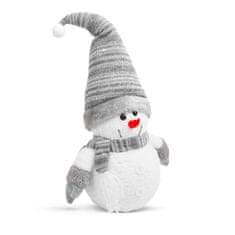Family Božični snežak z LED - 35 cm - 3 x AA s toplo svetlobo