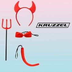 Kruzzel Kostum hudiča - set 4 elementov S22140