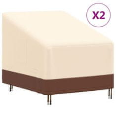 shumee Prevleka za vrtni sedež 2 kosa 79x97x48/74 cm 600D oxford