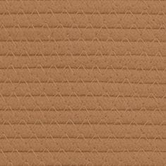 Vidaxl Košara za shranjevanje rjava Ø40x35 cm bombaž