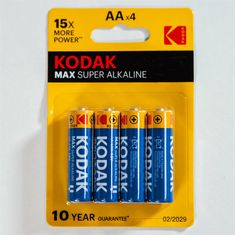 Kodak BATERIJSKI VLOŽEK Kodak Max Super Alkaline (AA) 