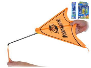 Lično letalo iz blaga 43 cm - mešanica barv (modra, zelena, oranžna, rumena)