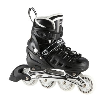 shumee NH10905 4v1 ČRNE LED LUČKE VELIKOST S (31-34) ROLERJI/DRSALKE NILS EXTREME