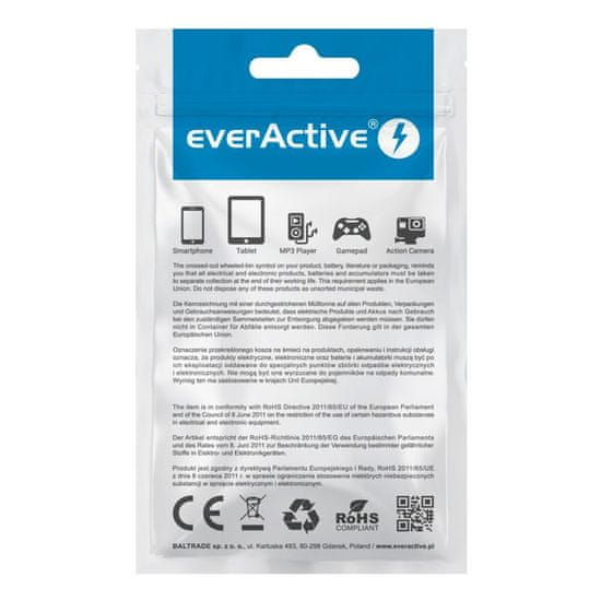 everActive everActive USB-C kabel 1m - črn, pleten, hitra polnitev 3A, USB 2.0, moški konektor, visoka hitrost prenosa podatkov