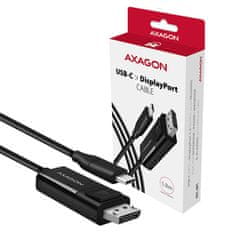AXAGON rvc-dpc pretvornik/kabel usb-c -&gt; displayport 1,8 m, 4k/60hz
