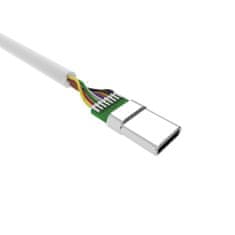 Silicon Power kabel silicon power boost link pvc lk10ac, qc3.0 usb - usb typ c 1m, bela