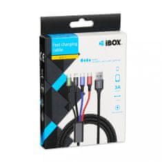 iBOX kabel i-box usb 4w1 2xusb-c, microusb, lightning