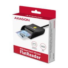 AXAGON cre-sm3n Čitalec osebnih kartic USB, 1,3 m kabla