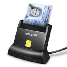 AXAGON cre-sm4n Čitalnik osebnih kartic USB, 1,3 m kabel