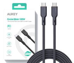 Aukey aukey cb-kcc102 kabel usb-c qc pd 1.8m 5a 100w