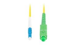 Lanberg optični povezovalni kabel SM LC/UPC-SC/APC simplex 2m LSZH G657A1 premer 3mm, rumena barva