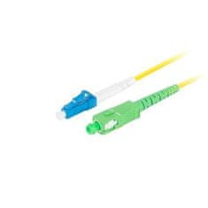 Lanberg optični povezovalni kabel SM LC/UPC-SC/APC simplex 2m LSZH G657A1 premer 3mm, rumena barva