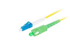 Lanberg optični povezovalni kabel SM LC/UPC-SC/APC simplex 2m LSZH G657A1 premer 3mm, rumena barva