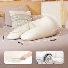 Babymoov večnamenski vzglavnik B.LOVE BUNDLE Earth Off White + rezervni pokrov Terracotta