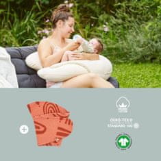 Babymoov večnamenski vzglavnik B.LOVE BUNDLE Earth Off White + rezervni pokrov Terracotta
