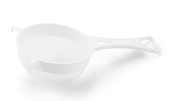 Cedilo 15,5 cm s plastičnim ročajem BELO