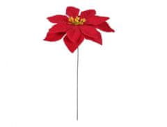Poinsettia Blossom na žici 15 cm