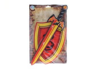 Meč s ščitom - pena