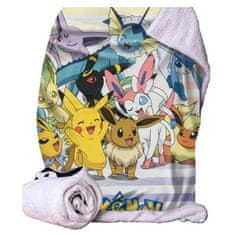 Epee Pokémon posteljno pregrinjalo 100x150 cm - Eevee evolutions