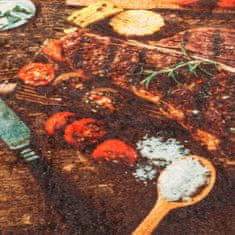 Vidaxl Kuhinjska preproga večbarvna 60x180 cm pralna nedrseča