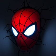 MARVEL LED-lampa - Obraz Spidermana - Rdeča 