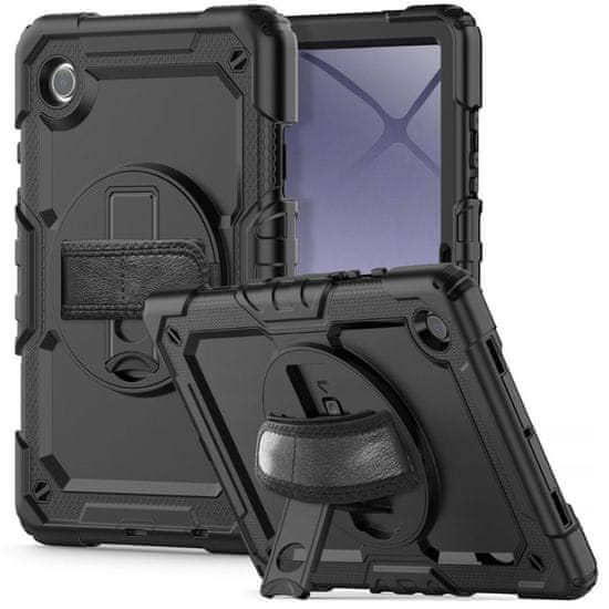 Tech-protect Solid 360 ovitek za Samsung Galaxy Tab A9 Plus 11'', črna