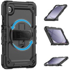 Tech-protect Solid 360 ovitek za Samsung Galaxy Tab A9 Plus 11'', črna