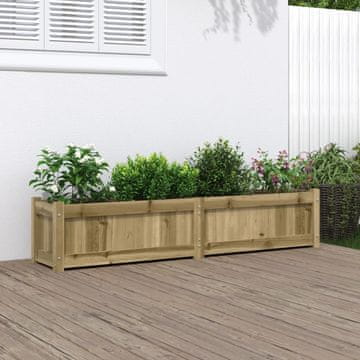 Vidaxl vidaXL Vrtno korito, 150x31x31 cm, impregniran borov les