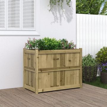 Vidaxl vidaXL Vrtno korito, 90x50x70 cm, impregniran borov les