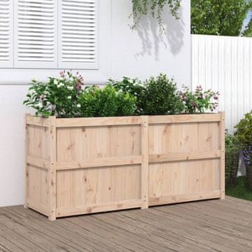 Vidaxl vidaXL Vrtno korito, 150x50x70 cm, masivni borov les