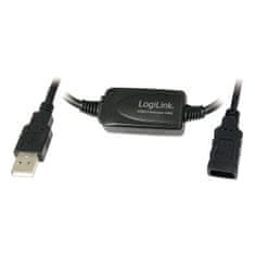LogiLink kabel usb 2.0 z aktivnim ojačevalnikom signala, 10m