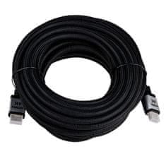 slomart akyga ak-hd-pro ak-hd-100p kabel (hdmi m - hdmi m; 10m; črna, srebrna)