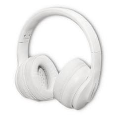 Qoltec brezžične slušalke z mikrofonom | bt 5.0 ab | bela