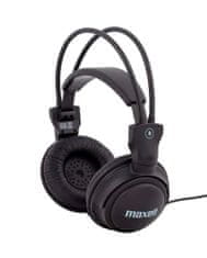Maxell Maxellove domače studijske slušalke črne barve, idealne za domači studio