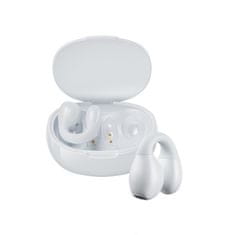 Wekome brezžične slušalke va12 clip-on - bluetooth v5.2 tws s polnilnim ohišjem bele barve