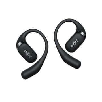SHOKZ Shokz OpenFit brezžične slušalke z ušesnim kavljem, črne